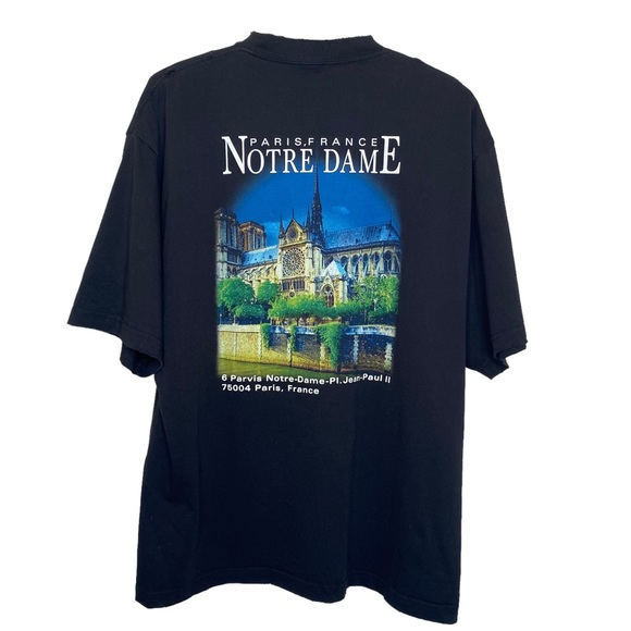 Balenciaga Paris Black Distressed Tee Size XS - Picture 3 of 11